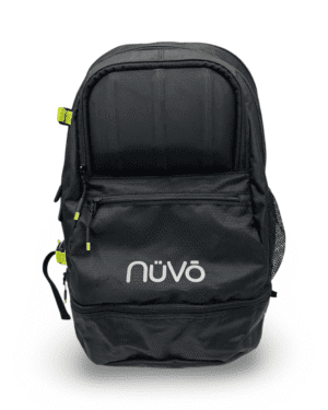 NüVō Sports Backpack – Waterproof Athletic Gear Bag with Laptop Sleeve and Stick Holder